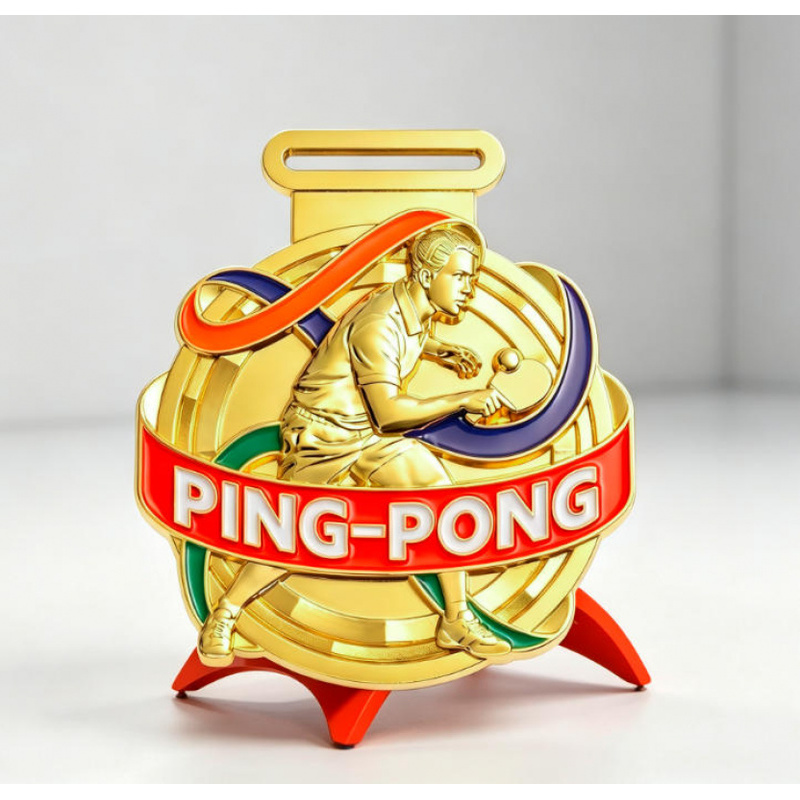 Table Tennis Championships - Индивидуальные медали для настольного тенниса для